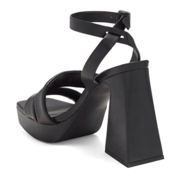 NEW! Nordstrom Abound Tracy Black Platform Sandals - Size 7 - Picture 3 of 11